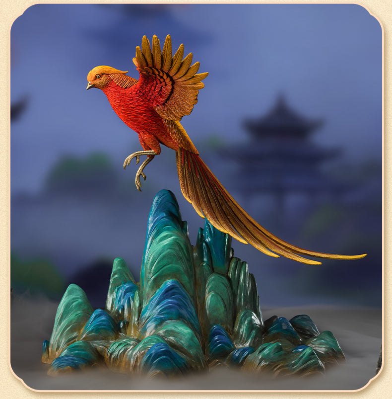 【AT final payment】Brass Spirit bird beautiful land Home crafts