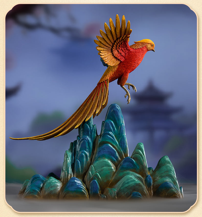 【AT final payment】Brass Spirit bird beautiful land Home crafts