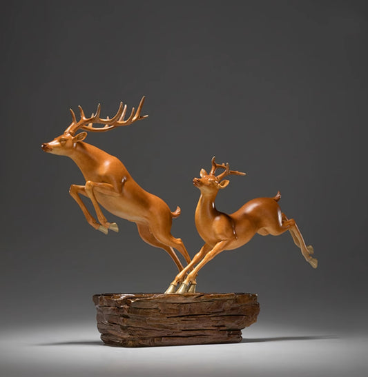 Pre-order【Basic Version IG】Auspicious Deer brass Home crafts