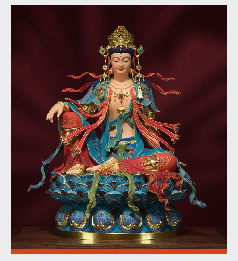 Brass moon in the water Guanyin Home crafts