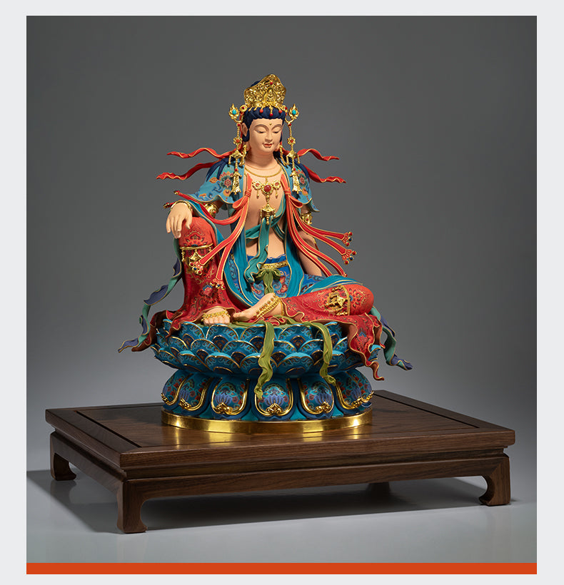 Brass moon in the water Guanyin Home crafts