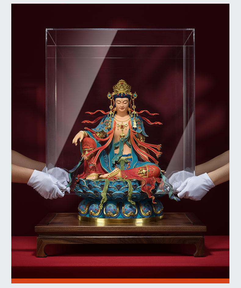 Brass moon in the water Guanyin Home crafts