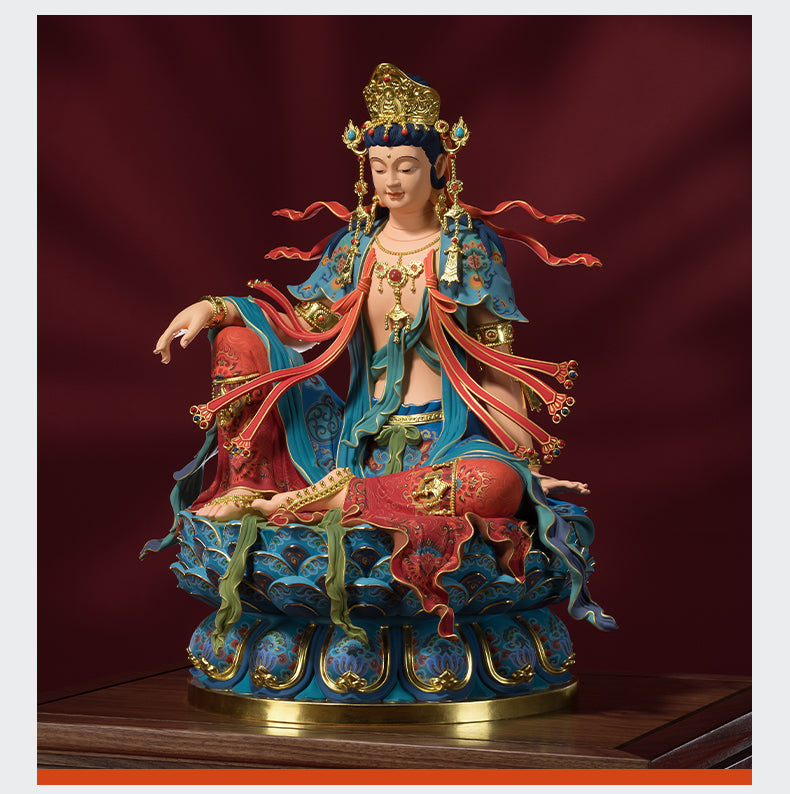 Brass moon in the water Guanyin Home crafts