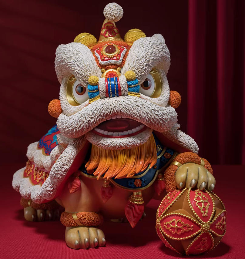 Pre-order【Basic Version DV】Lion Dance Auspiciousness brass Home crafts